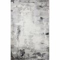 Bashian 3 ft. 6 in. x 5 ft. 6 in. Capri Collection Contemporary Polyester Power Loom Area Rug Beige & Grey C188-BEGY-4X6-CP109